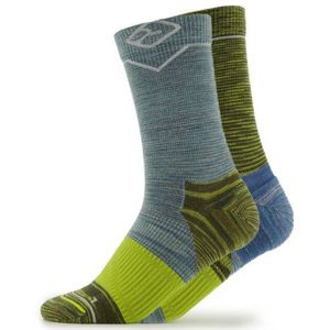 Ortovox Womens Alpine Mid Socks Merinosokken (Dames |olijfgroen)