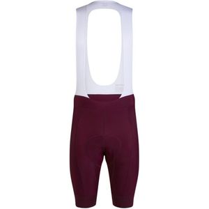 rapha core bib broek bordeaux wit