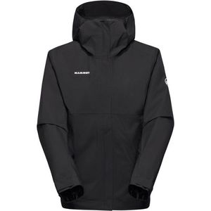 Mammut Womens Treeline Light Hardshell Hooded Jacket Regenjas (Dames |zwart |waterdicht)
