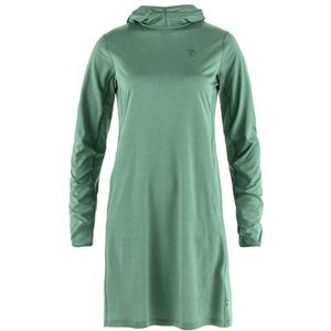 FJALLRAVEN 14300012-614 Abisko Sun-Hoodie Dress W Longshirt Dames Patina Green Maat L