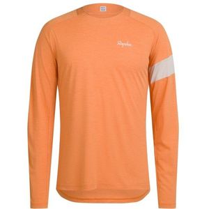 Rapha Trail Long Sleeve Technical T-Shirt Fietsshirt (Heren |oranje)