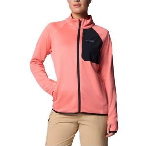 Columbia Womens Triple Canyon Grid Fleece Full Zip Fleecevest (Dames |rood)