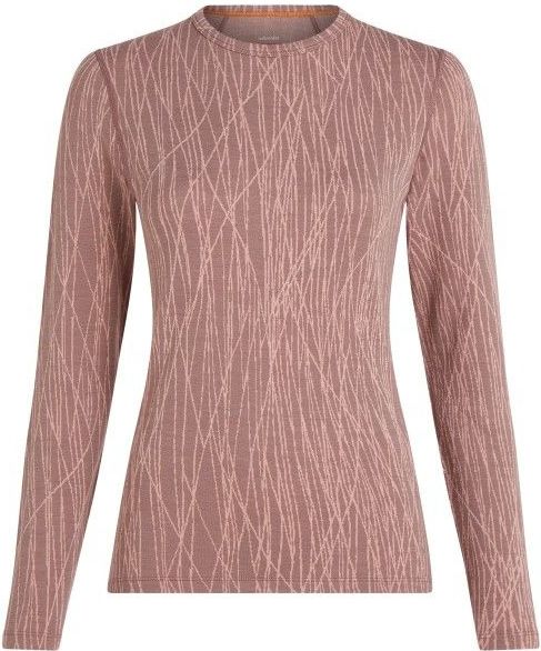 Icebreaker - Merino 260 Tech Vertex - Lange Mouwen Basislaag - Delta Lines AOP