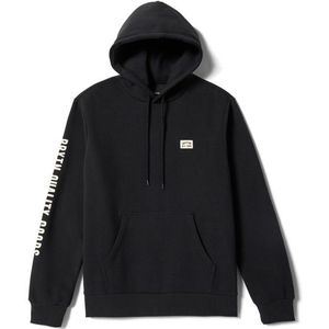 Brixton Woodburn Label Hoodie Hoodie (Heren |zwart)