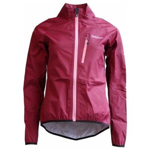 Zimtstern Womens Boltz Packable Rain Jacket Regenjas (Dames |rood |waterdicht)