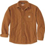 Carhartt - Quilted Snap Front Shirt Jacket - Vrijetijdsjack - Bruin