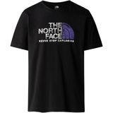 The North Face S/S Rust 2 Tee T-shirt (Heren |zwart)