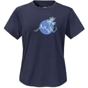 Schöffel - Haberspitz - Sportshirt - Blauw - 77% Polyester, 18% Lyocell, 5% Elastaan