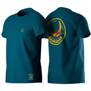 La Sportiva Climbing On The Moon T-shirt (Heren |blauw)