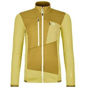 Ortovox Womens Fleece Grid Jacket Fleecevest (Dames |geel)