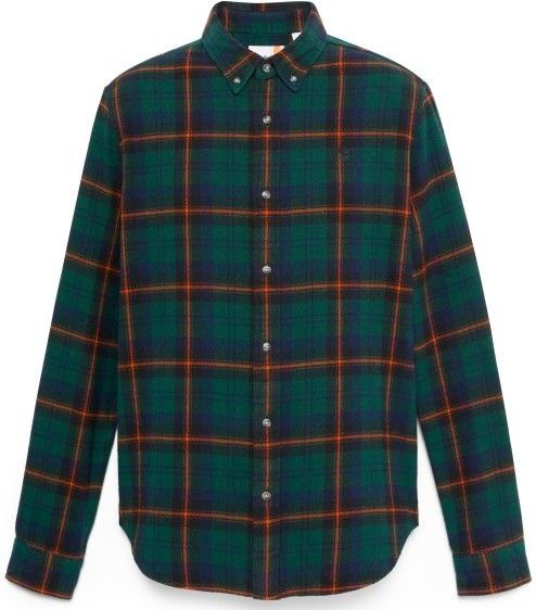 Timberland Midweight Flannel Check Shirt Overhemd (Heren |beige)