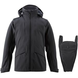 Mamalila Outdoor-Tragejacke Für Explorer Regenjas (Heren |zwart |waterdicht)