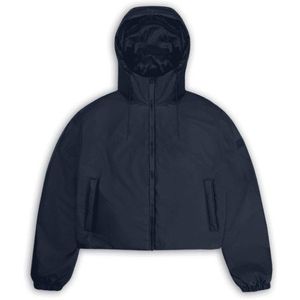 Rains - Lohja Short Insulated Jacket - Regenjas - Blauw - Waterdicht
