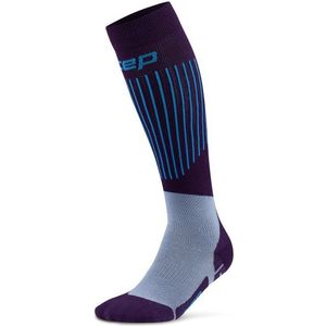 CEP - Ski Ultralight Socks Tall 3.0 - Skisokken - Paars/Blauw