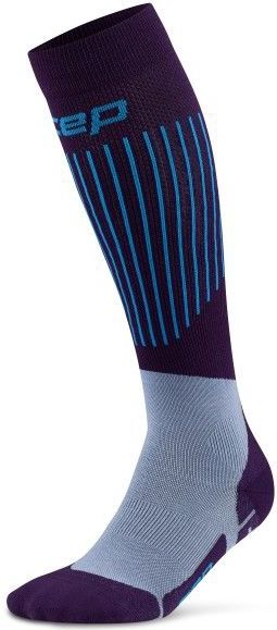 CEP - Ski Ultralight Socks Tall 3.0 - Skisokken - Paars/Blauw