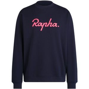 Rapha Heavyweight Cotton Sweatshirt Large Logo Trainingsjack (Heren |blauw)