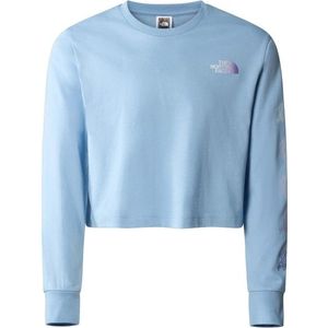The North Face Girls L/S Graphic Tee Longsleeve (Kinderen |blauw)