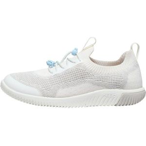 Keen - KNX Knit Lace - Barefootschoenen - Wit/Skyway - Voor Kinderen