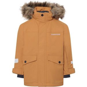 Didriksons - Kids Bjärven Parka 4 - Winterjack - Oranje - Waterdicht