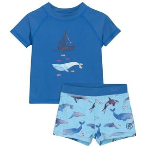 Color Kids Baby T-Shirt Set S/S Lycra (Kinderen |blauw)