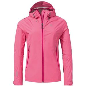 Schöffel Womens 25L Jacket Vistdal Regenjas (Dames |roze |waterdicht)
