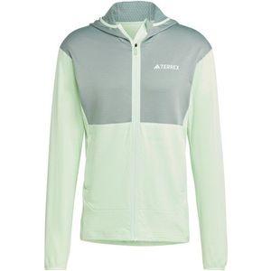 adidas Terrex Terrex Xperior Light Fleece Hooded Jacket Fleecevest (Heren |groen)