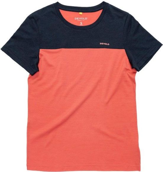 Devold - Classic Linear - T-shirt - Blauw - Merinowol - 150 g/m²