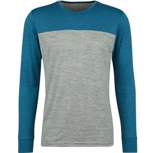 Devold Norang Shirt Merinolongsleeve (Heren |grijs/blauw)