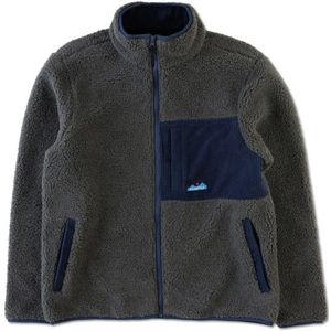 KAVU Wayside Fleecevest (Heren |grijs/zwart)