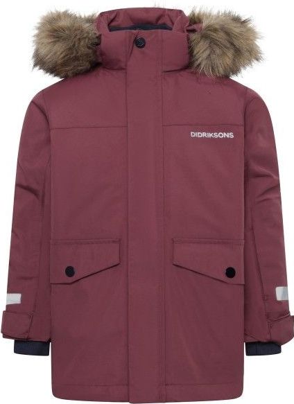 Didriksons - Kids Bjärven Parka 4 - Winterjack - Purper - Waterdicht