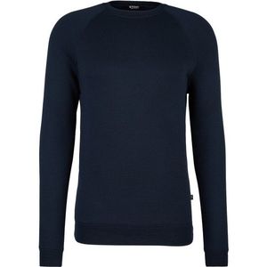 Stoic MerinoFlatFleece240 SolbergSt Crew Merinotrui (Heren |blauw)