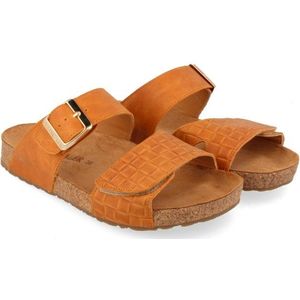 Haflinger Womens Aria Sandalen (Dames |oranje/bruin)