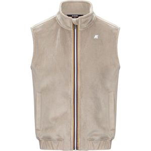 K-Way Womens Vivielme Velour Polar Fleecevest (Dames |grijs)