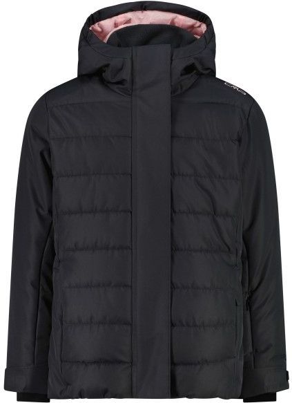 CMP Girls Jacket Fix Hood Softshelljack (Kinderen |zwart |waterdicht)