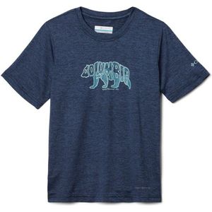 Columbia Kids Mount Echo Graphic Shirt S/S Sportshirt (Kinderen |blauw)