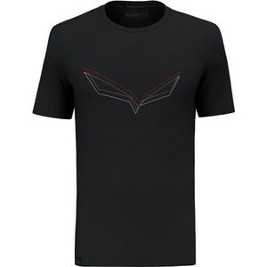 Salewa Pure Eagle Frame Dry T-Shirt Sportshirt (Heren |zwart)
