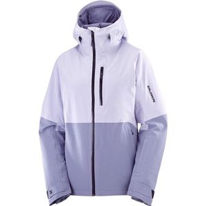 Salomon Womens Highland Jacket Ski-jas (Dames |purper |waterdicht)