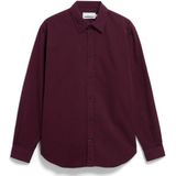 ARMEDANGELS - GIAALO - Overhemd - Bordeaux - Katoen - Lange Mouw