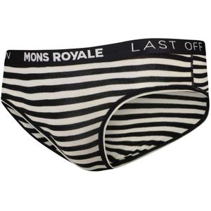 Mons Royale Womens Folo Brief Merino-ondergoed (Dames |grijs/zwart)