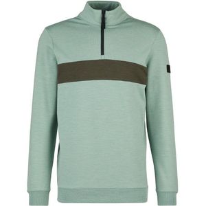 Stoic MerinoFleece335 MMXX Lulea II Half Zip Merinotrui (Heren |turkoois)