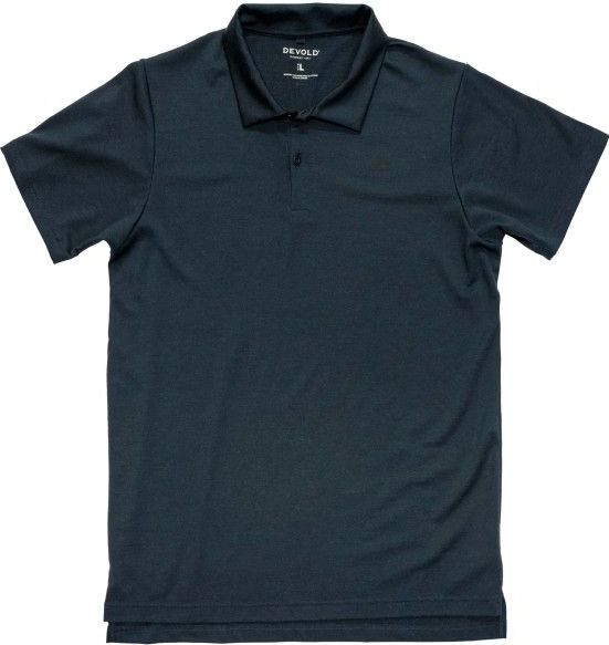 Devold - Premium Polo - Merinoshirt - Blauw