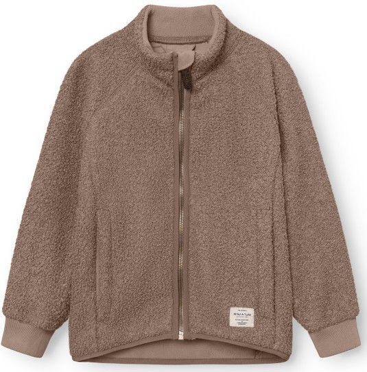 Unisex - Fleece Gevoerde Jas - Pruim - Voor Baby's