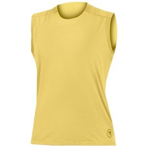 Endura Womens Singletrack Tanktop Fietshemd (Dames |geel)
