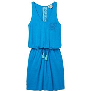 Passenger Womens Rivergate Recycled Cotton Dress Jurk (Dames |blauw)