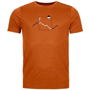 Ortovox 150 Cool Peak Focus T-Shirt Merinoshirt (Heren |bruin)