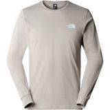 The North Face L/S Easy Tee Longsleeve (Heren |grijs)