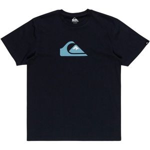 Quiksilver Comp Logo S/S T-shirt (Heren |blauw/zwart)