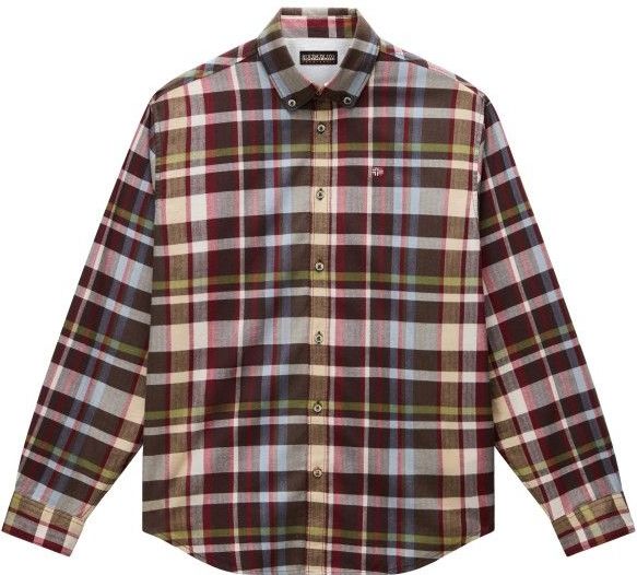 NAPAPIJRI - Overhemd - Lichtbeige - Geruit - Lange Mouw