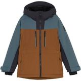 Color Kids - Juniors Ski Jacket Colorblock - Ski-jas - Bruin - Waterdicht