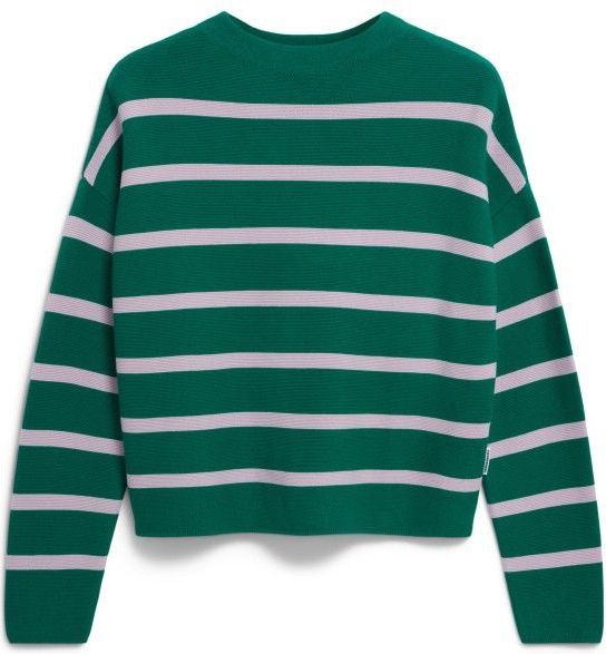 ARMEDANGELS - Merinaa Stripes - Trui - Groen